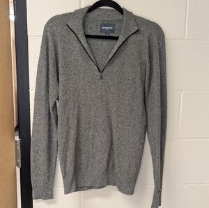 BONOBOS Gray Half Zip Sweate, size S